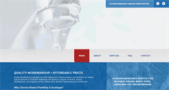 Desktop Screenshot of kiamaplumbing.com